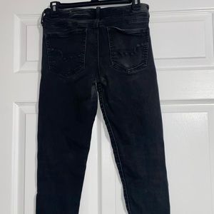 American Eagle Size 6 Jegging Black Jeans for Women